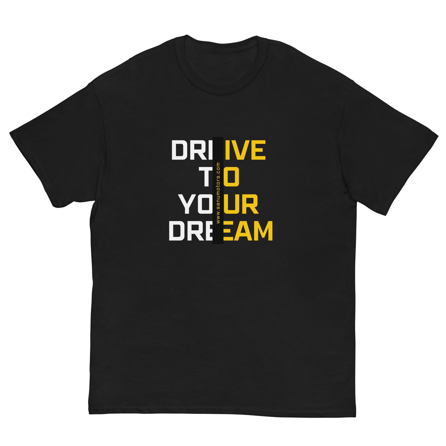 Men's classic tee | Drive to dream | 100% cotton men's classic tee