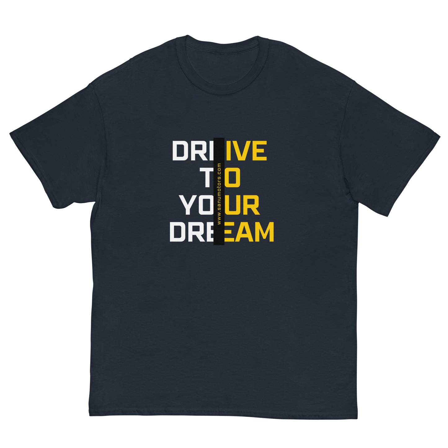 Men's classic tee | Drive to dream | 100% cotton men's classic tee