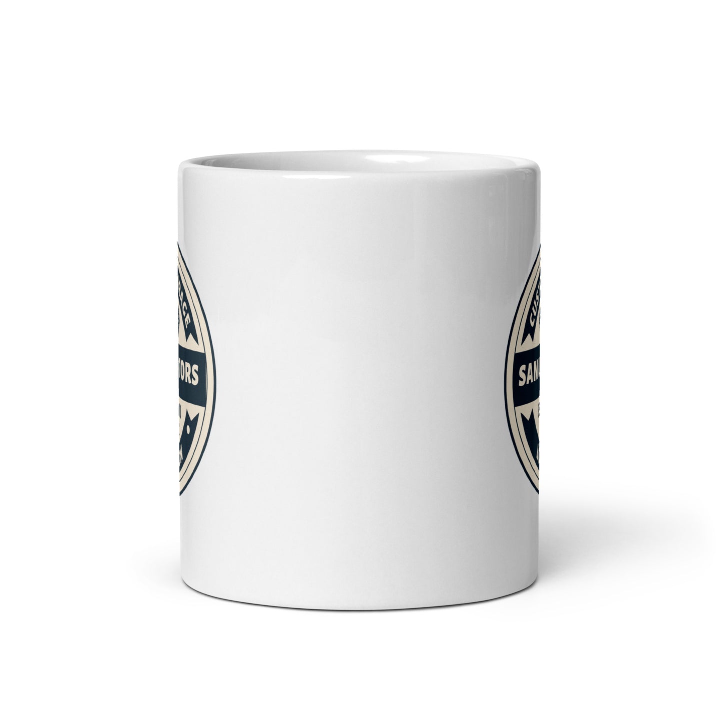 White glossy mug | Sanu Motors | 11 & 15 oz Ceramic mug