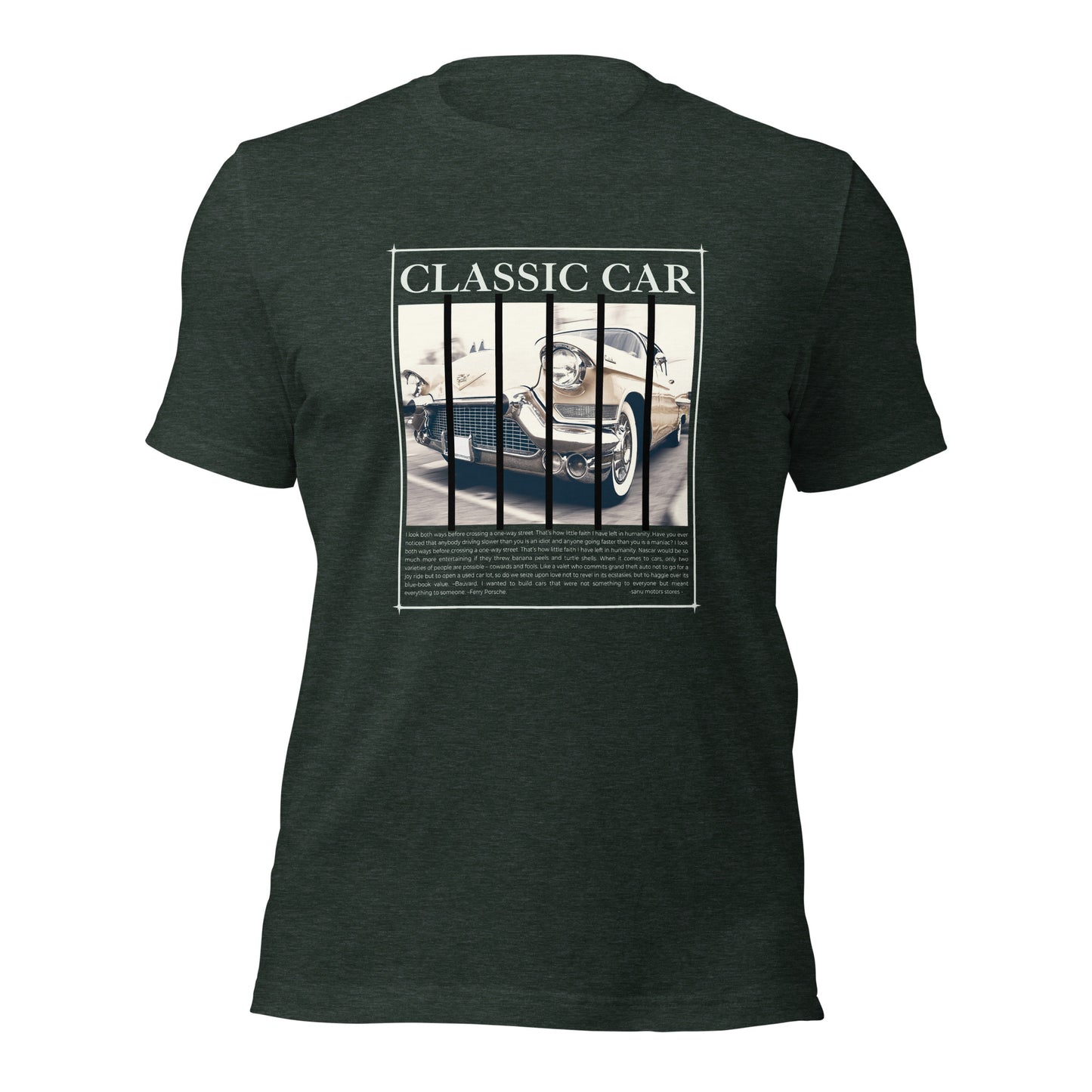 Classic Car - Unisex t-shirt | 100% combed and ring-spun cotton