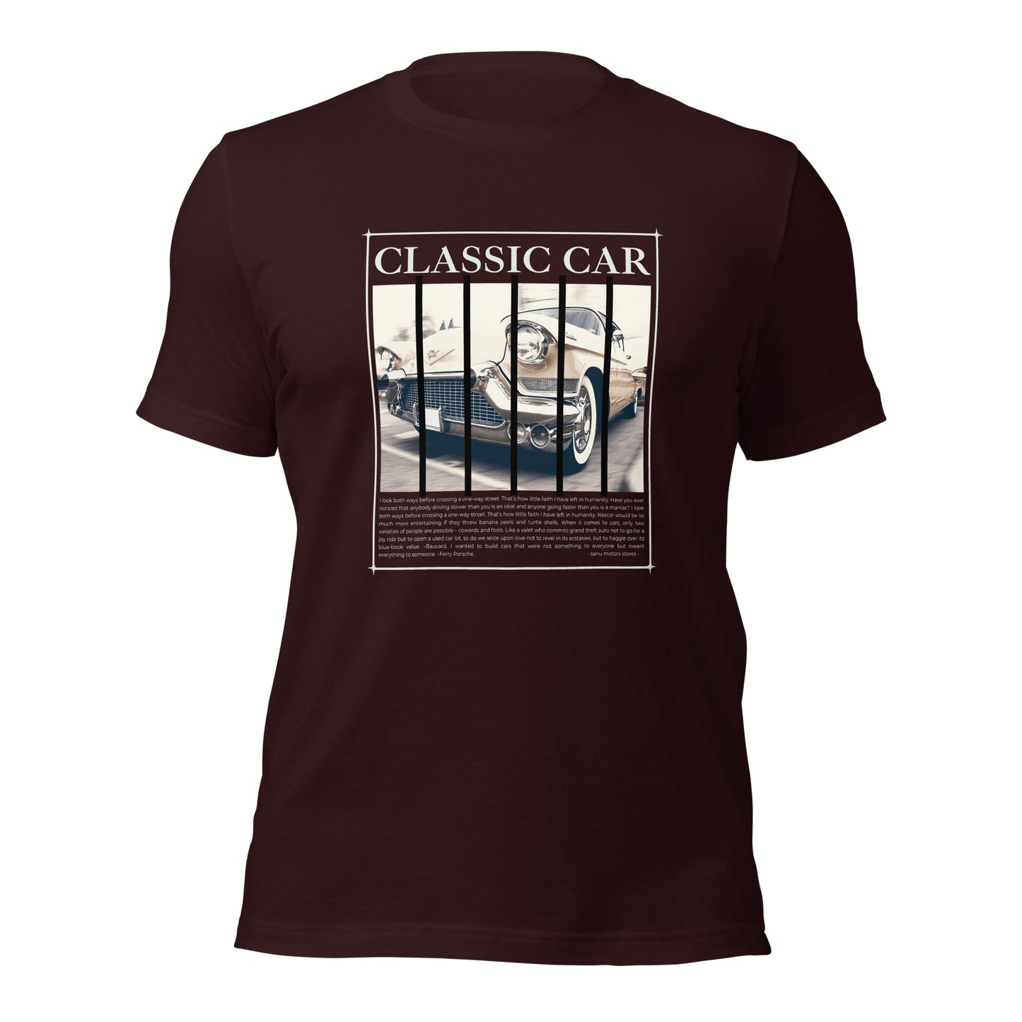 Classic Car - Unisex t-shirt | 100% combed and ring-spun cotton