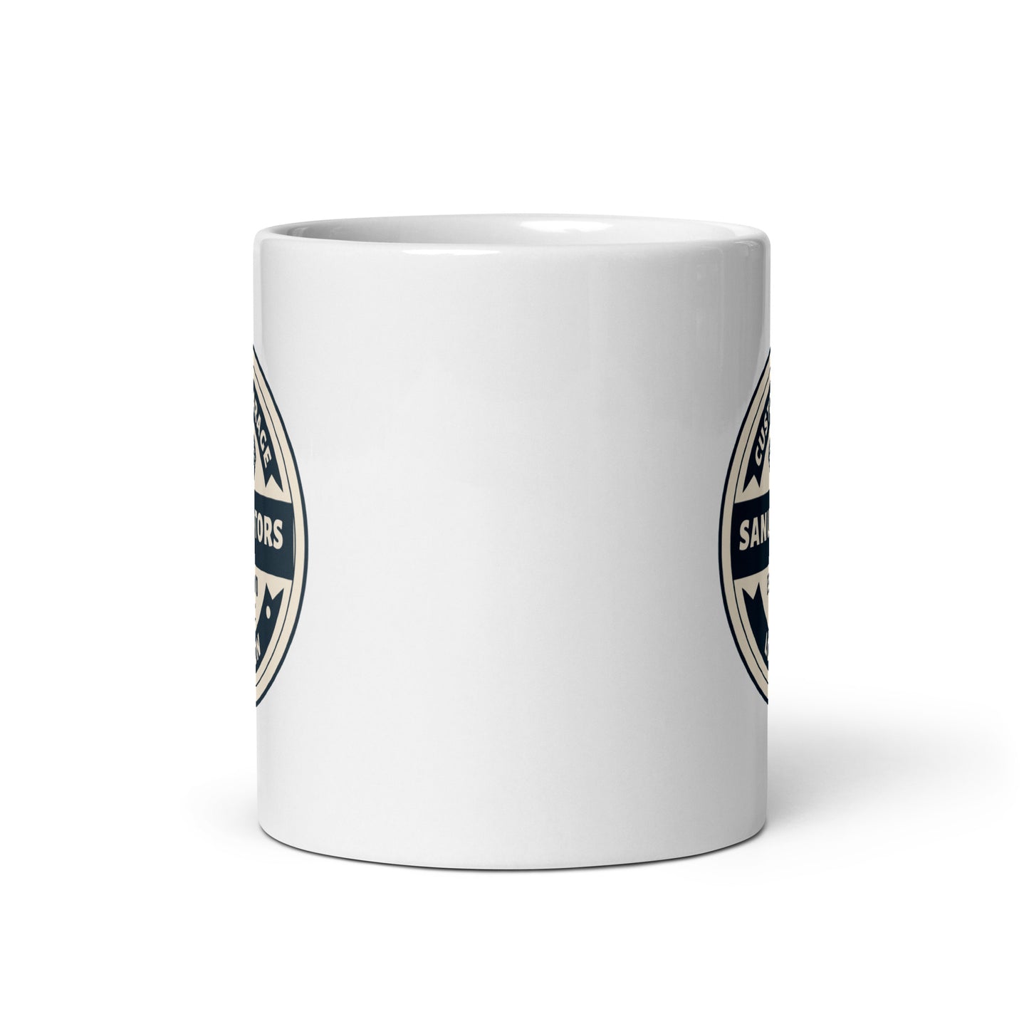 White glossy mug | Sanu Motors | 11 & 15  oz  Ceramic mug